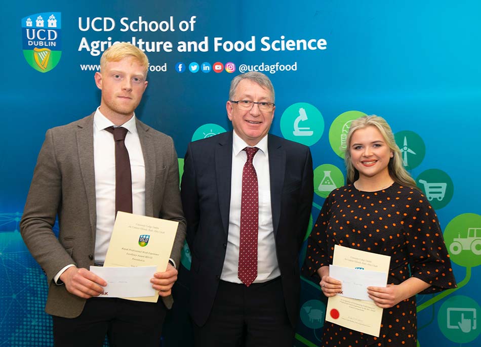 The Kepak PWE Excellence Awards L-R Sean Keane, Simon Walker from Kepak, Anna Rooney