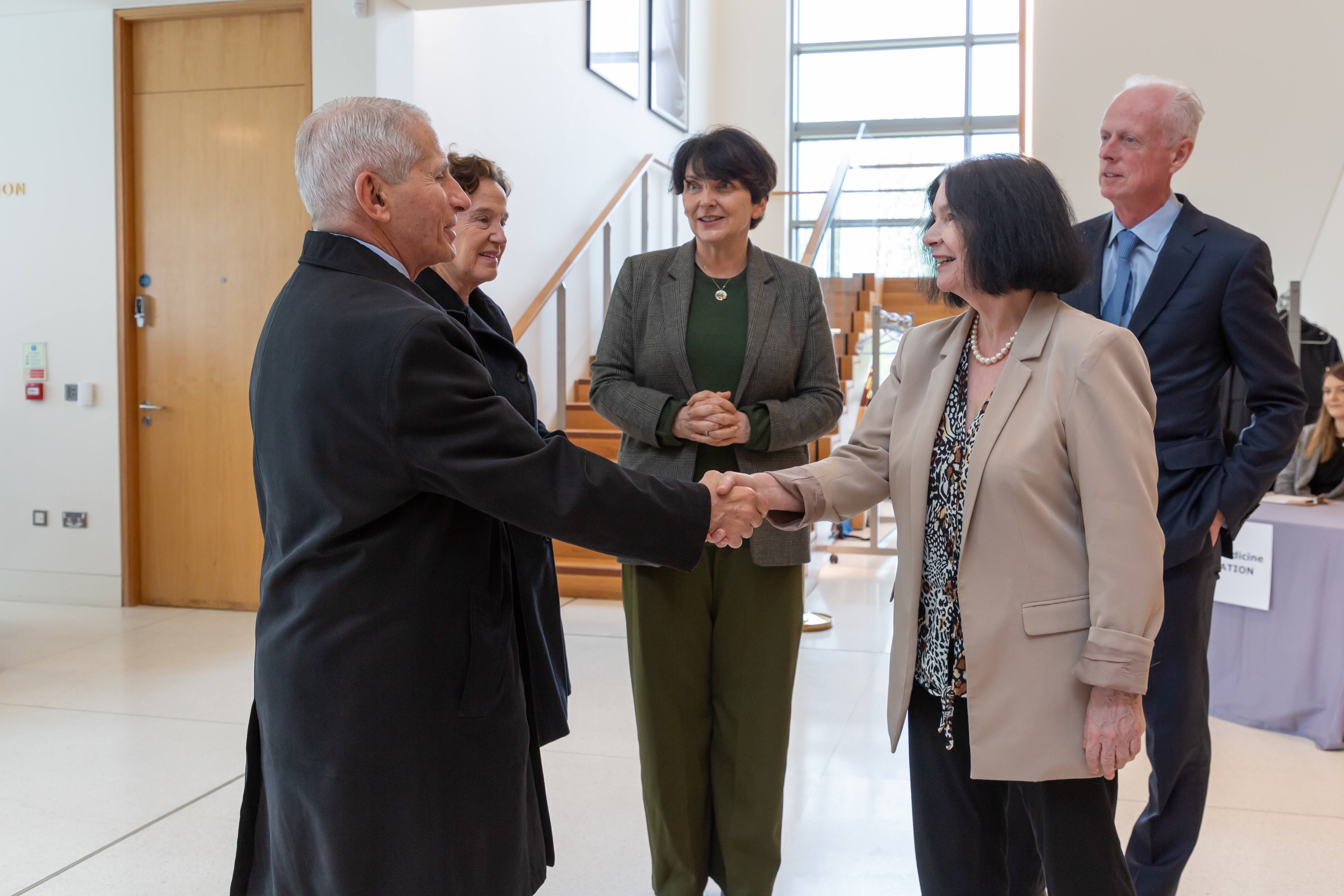 Dr Anthony Fauci honoured by UCD School of Medicine