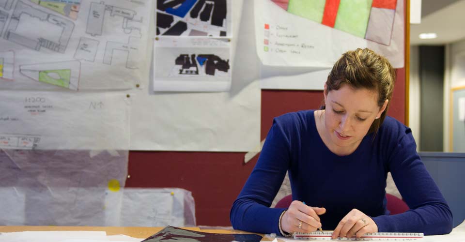 An MRUP student working in a classroom setting