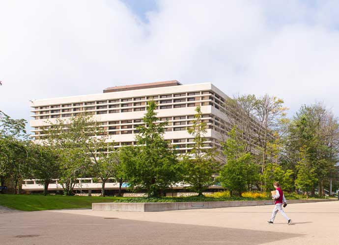 Exterior photo of the agricultural building