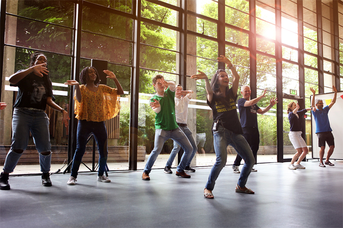 Image of Bollywood dancers at the UCD Festival